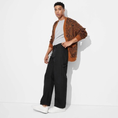 Men's Straight Leg Pull-on Carpenter Pants - Original Use Black 30x30