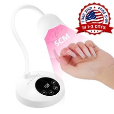 Mini Lampara Uv Para U as Unas De Gel Lampara De Curado Led Con Cuello De Cisne.