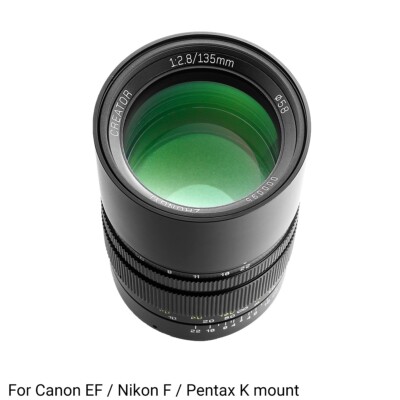 Mitakon Creator 135?mm f / 2.8バージョンII for Nikon Fマウント ZhongYi Mitakon CREATOR 135mm F2.8 II for Nikon F mount camera
