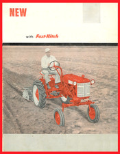 IH McCormick Farmall Cub Tractor w/ Fast Hitch Brochure 9 Bar Grill 1956 57 58