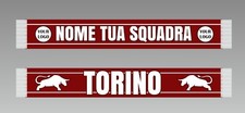 Sciarpa Calcio Basket Volley TORINO Personalizzabile Poliestere Tifosi Ultras