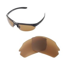 Walleva Brown Polarized Replacement Lenses For Smith Parallel Max Sunglasses
