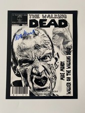 MIKE MUNDY In Person Signed Autograph 20x25cm The Walking Dead