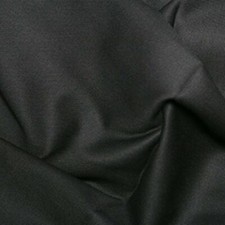 Cotton Dyed Drill Fabric Material - BLACK