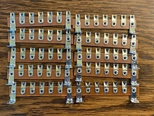 10 New 7-Lug Phenolic Terminal Strips with Solder Lugs for Tube Amplifiers |---|