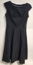 Veljie Little Black Dress Short Womens Size 8 Slimming Sleevless 