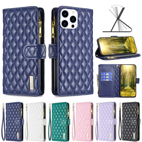 Zipper Flip Leather Wallet Magnetic Case Stand Card Bag Cover For Various Phone - Picture 11 of 13