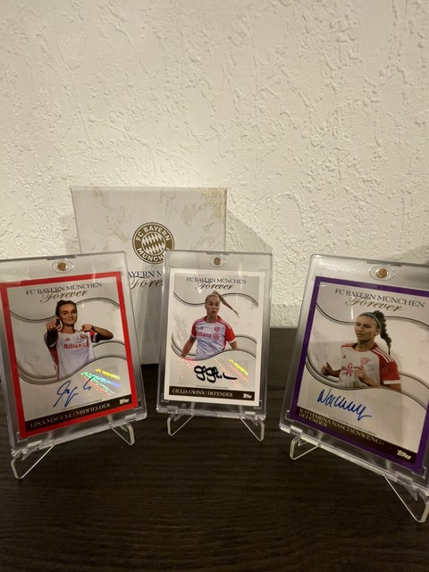 Topps Bayern München Forever Giulia Quinn, Lina Magull, Katharina Naschenweng