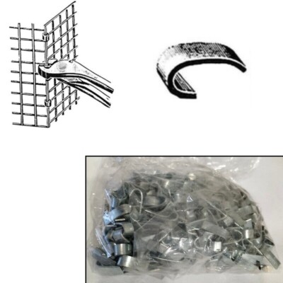 Ganci Di Congiunzione Per Reti Metalliche | Acciaio Zincato, Misura 9.3mm | Confezione Da 1Kg Per Pinze Mundial - Foto 9
