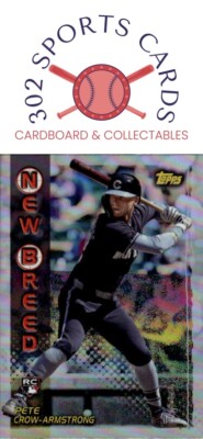 2024 Topps Archives #99NB-9 Pete Crow-Armstrong RC New Breed 