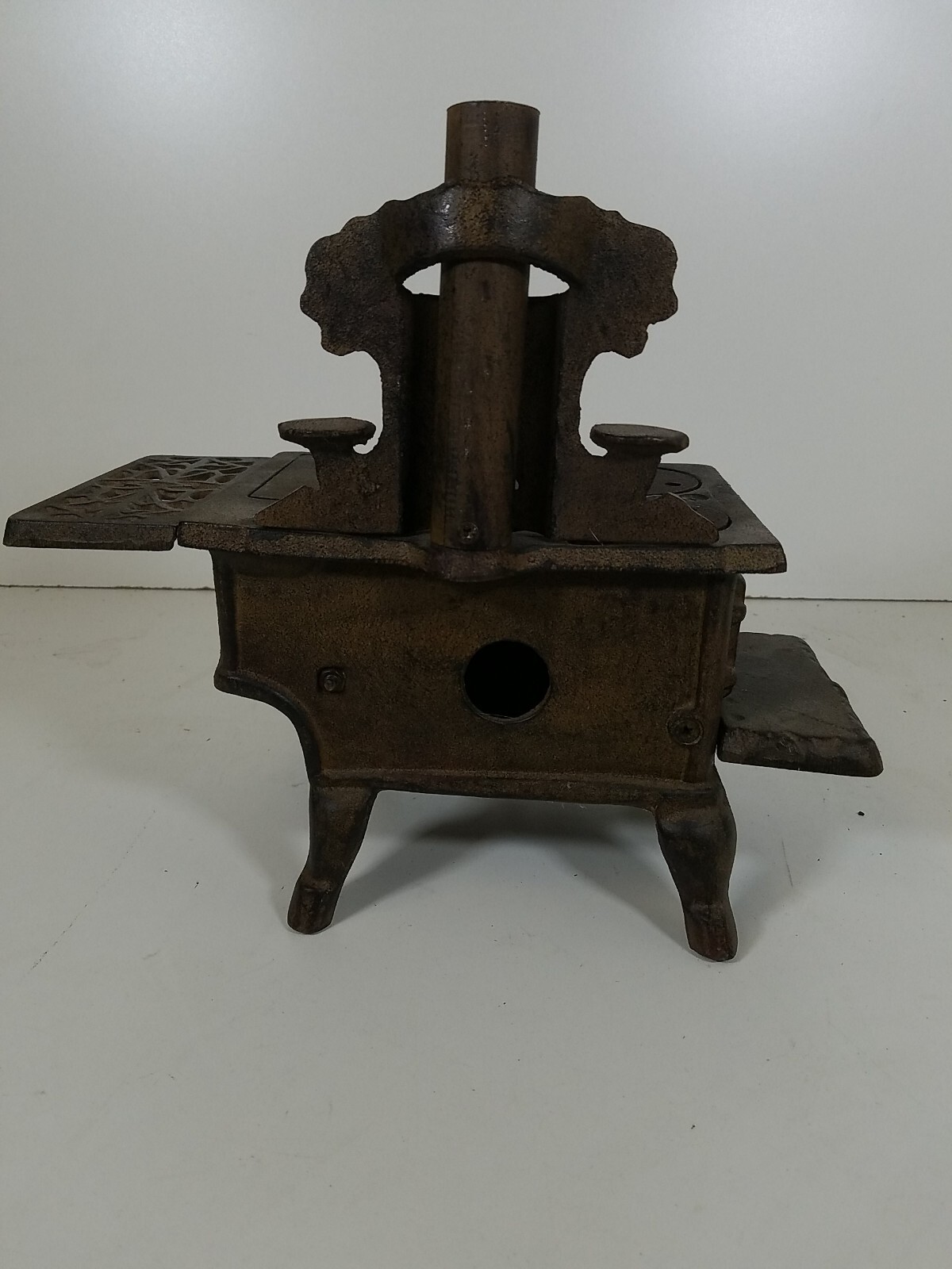 Vintage Small Mini Crescent Wood Burning Cast Iron Stove Toy Missing  Pieces. | eBay