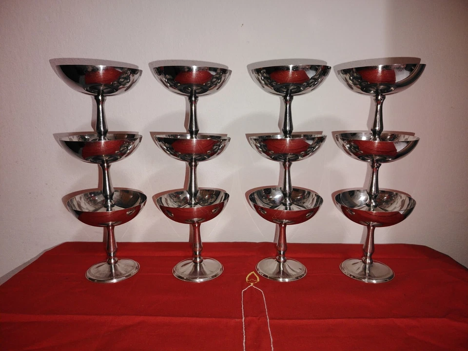 12 coppe champagne Vintage By Gnutti - Immagine 4 di 4