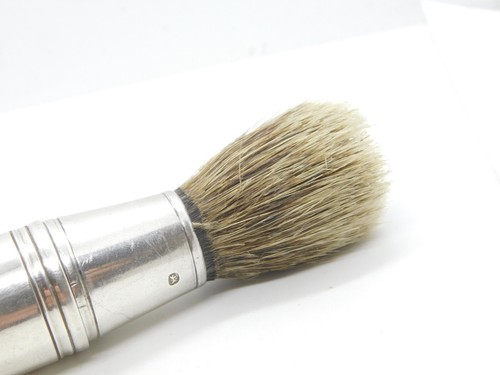 George IV Sterling Silver Travelling Shaving Brush Antique 1825 London - Picture 6 of 11