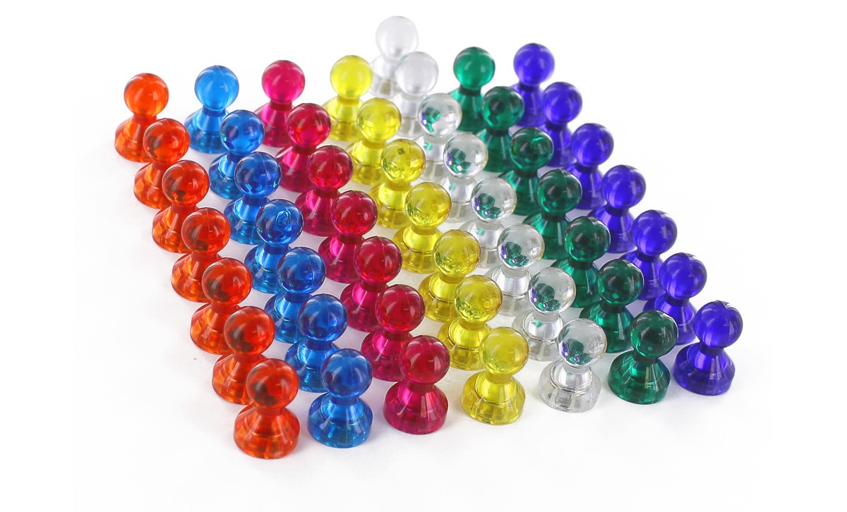 100-Pack Thornton's Magna Pins - Strong Small Magnetic Push Pins For Office & Fridge 6 thumbnail image