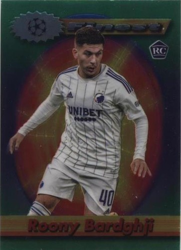 2022-23 Topps Finest UCC RC Roony Bardghji Auto Blue /150 PSA Gem