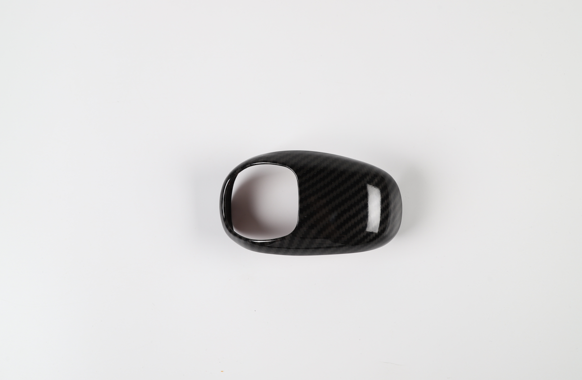 RURZTDAKM Car Real Carbon Fiber Gear Shifter Head Knob