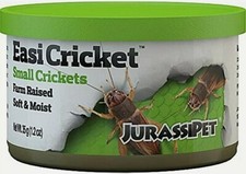 JURASSIPET SMALL EASI CRICKET REPTILE FOOD. 1.2 ounces