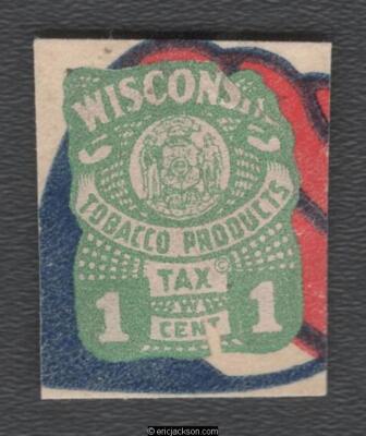 cigarette tax wisconsin Wisconsin Cigarette Tax Stamp, WI C24 used, VF