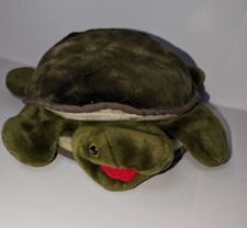 FOLKMANIS TURTLE PUPPET PLUSH STUFFED ANIMAL PUPPET 12"