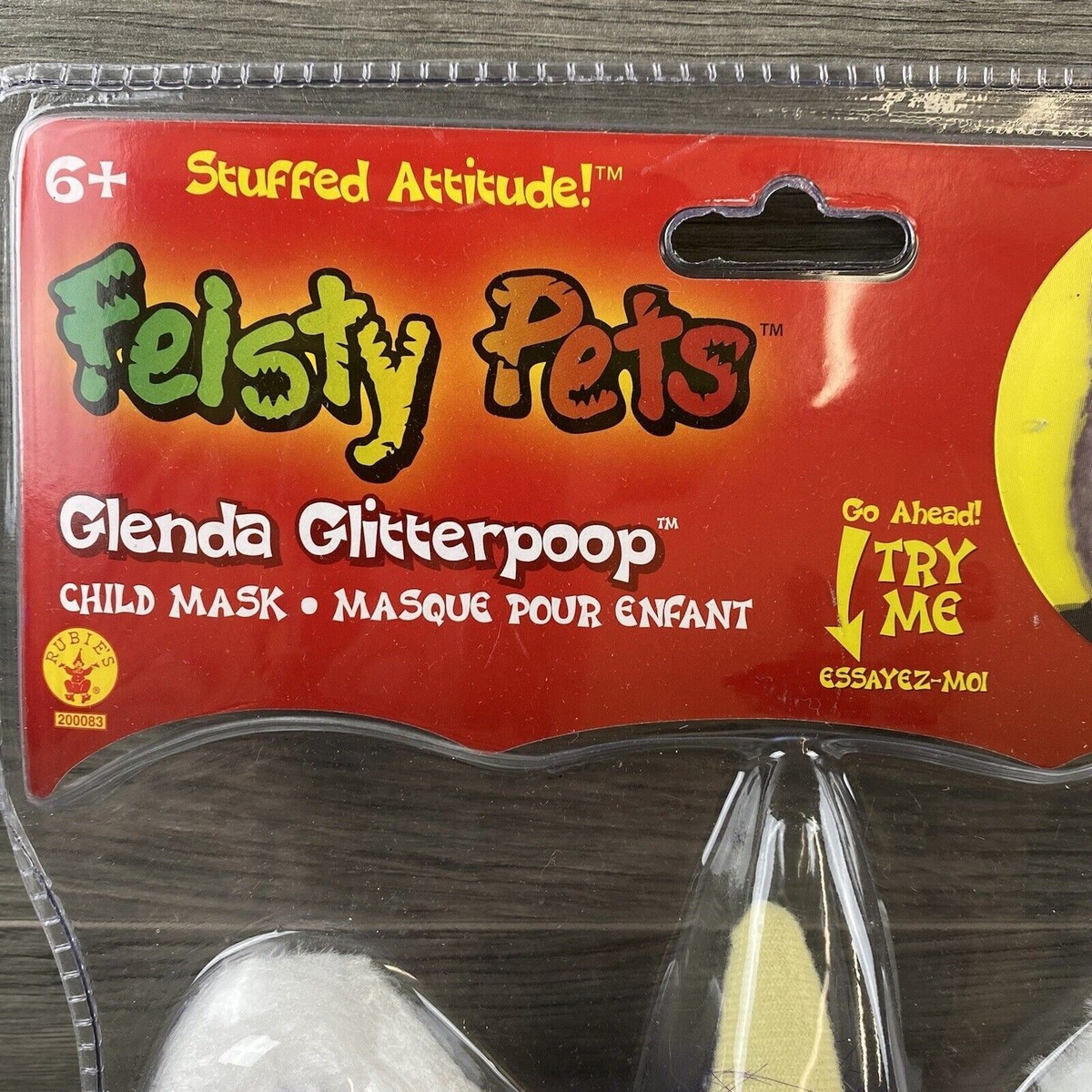 Feisty Pets Glenda GlitterPoop Mask Dress Up Halloween Costume