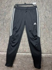 AdidasTrack Pants Womens Climacool Black Training Ankle Zip Joggers Size XS