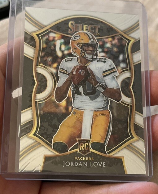 2020 select football jordan love concourse Rookie Card