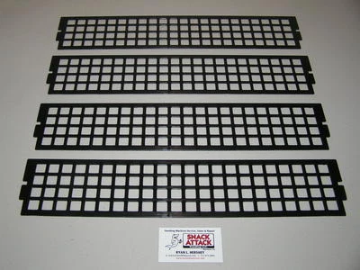 (4)DIXIE NARCO 501E, 522E & 600E SODA VENDING MACHINE DOUBLE COLUMN BOTTLE SHIMS