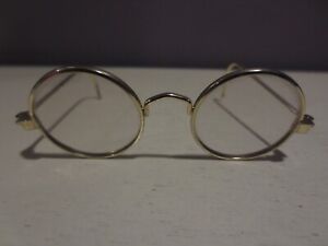 2x Cute Vintage Round Frame No Lens Glasses Eyewear 