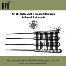 Set Of 4 Acufex Smith & Nephew Arthroscopic Orthopedic Instruments
