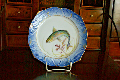 Royal Copenhagen Blue Fauna Danica Fischteller ,2.Wahl