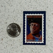 Black Heritage Shirley Chisholm USPS US Postal Service Thin Stamp Magnet #50657