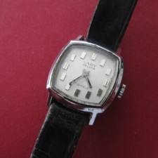 vintage Lady De Luxe 17 Jewels Damenuhr  Handaufzug läuft  Armbanduhr Swiss case