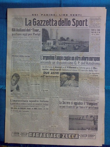 Gazzetta Dello Sport - 9 Juin 1990 - Azzurri / Maradona - Italia '90