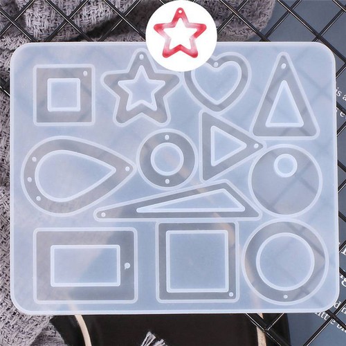 Silicone Earring Pendant Mold Jewelry Resin Mould Casting Craft Epoxy DIY Tool - Picture 5 of 15