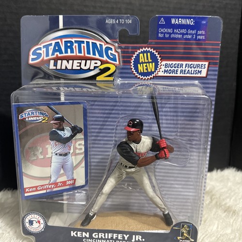 Barry Bonds - Ken Griffey JR. Starting Lineup 2 Figure 2000 SLU Hasbro - Picture 3 of 3