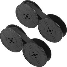 Universal Typewriter Ribbon Twin Spool Replacement Pack - Black Ink (2 Pcs) thumbnail