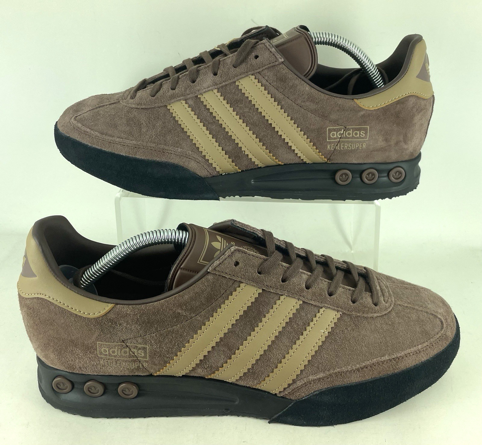 Adidas Originals Kegler Super Brown/Black Trainers-ALL SIZES Sneakers-Genuine image 8