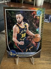 2025-26 Bowman Basketball Steph Curry #BCV-115 Reptilian Chrome Refractor