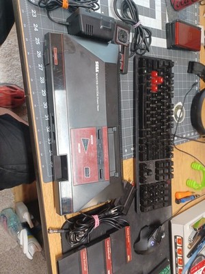 SEGA Master System -Model 3010-C- W/3 Games-1 Controller- Tested