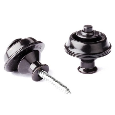 Endpin Dunlop Straplok Strap Retainers Dual Design black Gurtpin End Pin Gitarre