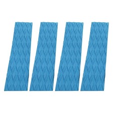 4 Pieces  Blue/Grey Diamond Grooved Non-slip EVA Surfing