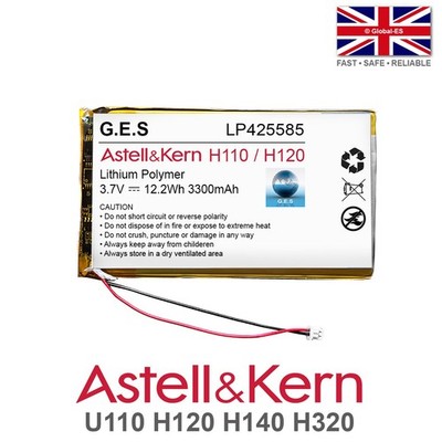 Astell & Kern U110/H120 tragbarer Audio-Player-Akku - 3,7 V 3300mAh