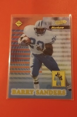 1999 Collector's Edge Supreme - Markers Barry Sanders #M05 /5000