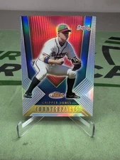 2000 Topps Finest Chipper Jones, Cal Ripken Jr. Counterparts Refractor Atl, Bal