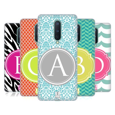 HEAD CASE DESIGNS LETTER CASES SOFT GEL CASE FOR GOOGLE ONEPLUS PHONES