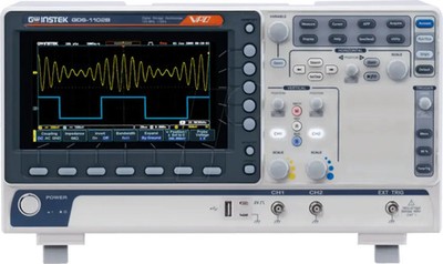 GW Instek GDS-1102B Digital-Oszilloskop 100 MHz 1 GSa/s 10 Mpts 8 Bit 1 St.