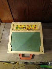Original 1972 Fisher Price School Days Portable Play Desk Vintage