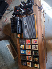 Atari 2600 Console with Controllers and Game Lot