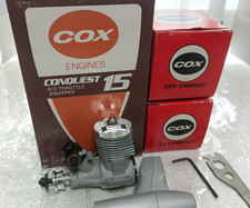 COX Conquest .15 Engine w/ Spare Crankshaft 28017  Crankcase 28013 NOS Vintage
