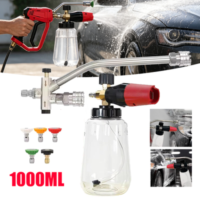 #ad For Pressure Washer Gun Car Foam Cannon Dual Connector Double Tip Attachment $31.98